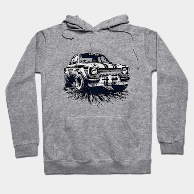 Ford Escort Hoodie by Vehicles-Art